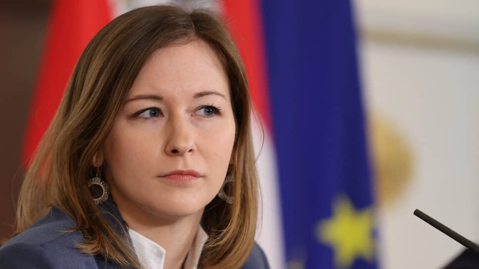 Министра по европейским делам Австрии Клаудия Плакольм.📷Фото: Leonhard Foeger / Reuters