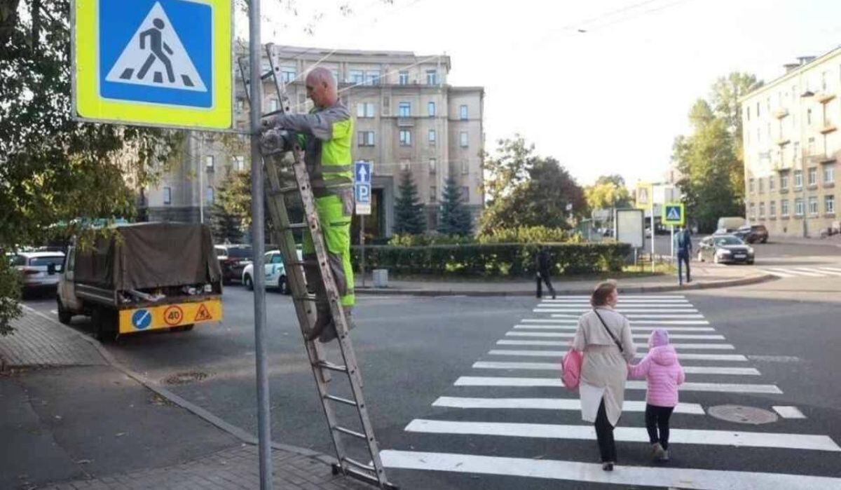     Пешеходный переход. Источник: kp.ru Автор фото: Пресс-служба Комтранса Петербурга