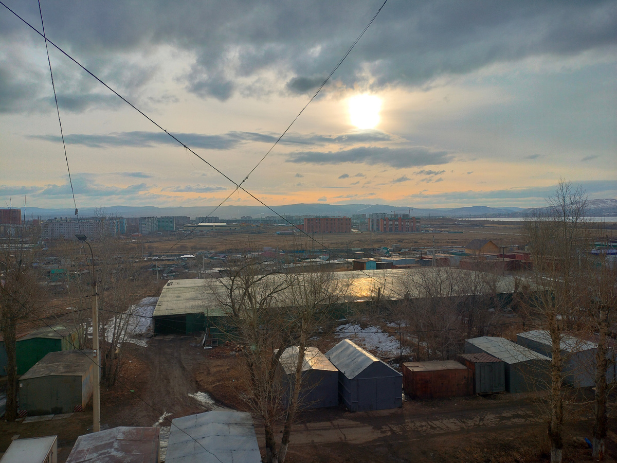 Фото автора. Рассвет. 7.30 