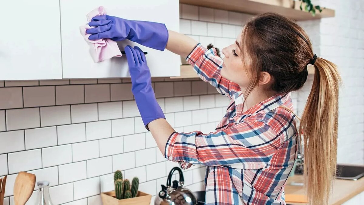 Уборка в ванной комнате