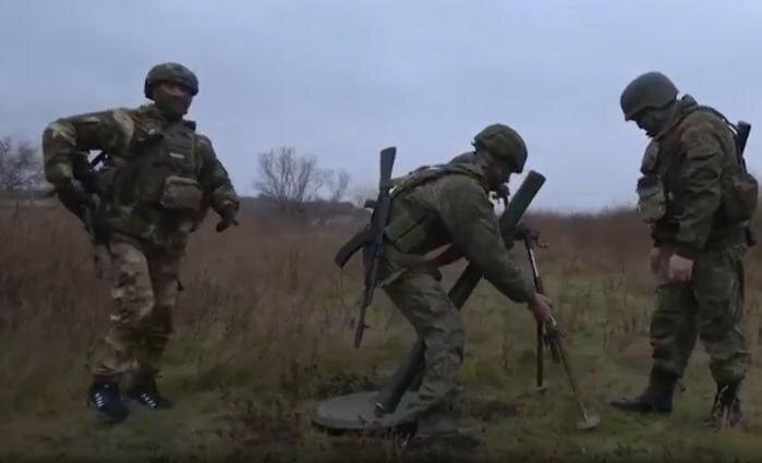 Миномётные расчёты 49-й армии ведут боевую работу, демонстрируя свою убойную силу в деле, источник – Телеграм-канал FREE KHERSON