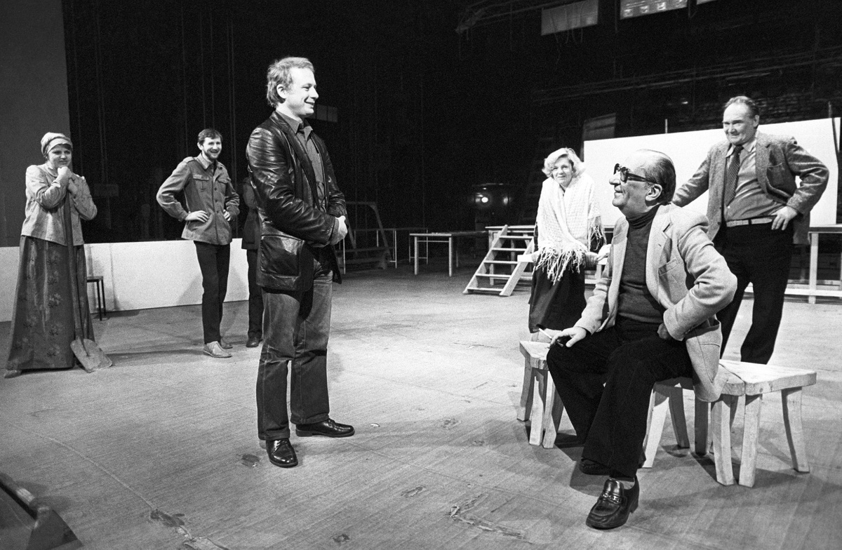 А.Толубеев и Г. Товстоногов