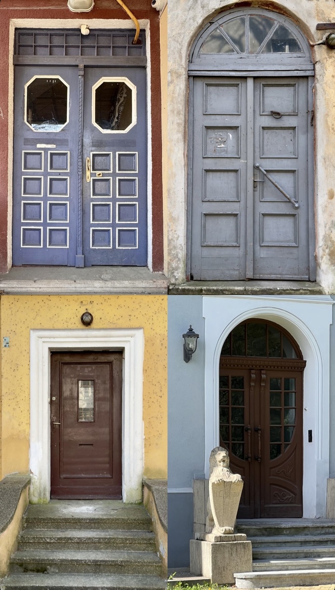 Двери с пр-кта Мира, ул. Огарева, ул. Кутузова и ул. Комсомольской 