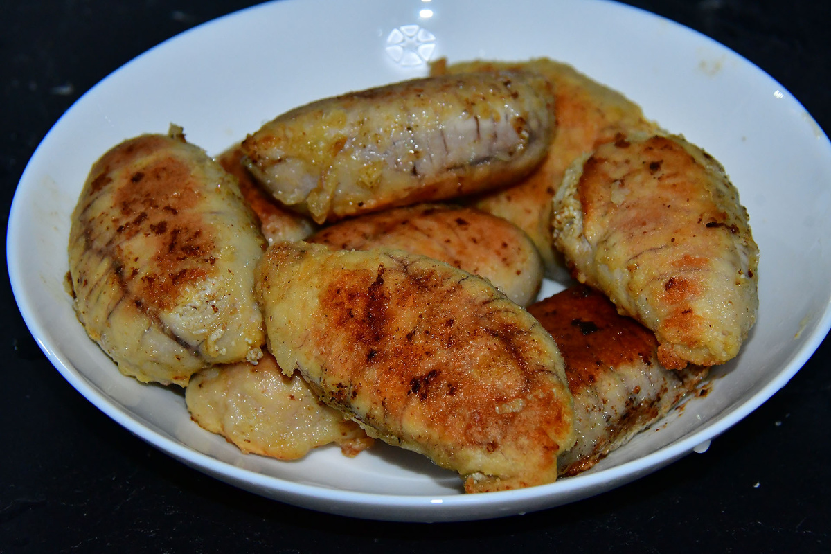 Икра окуня жареная
