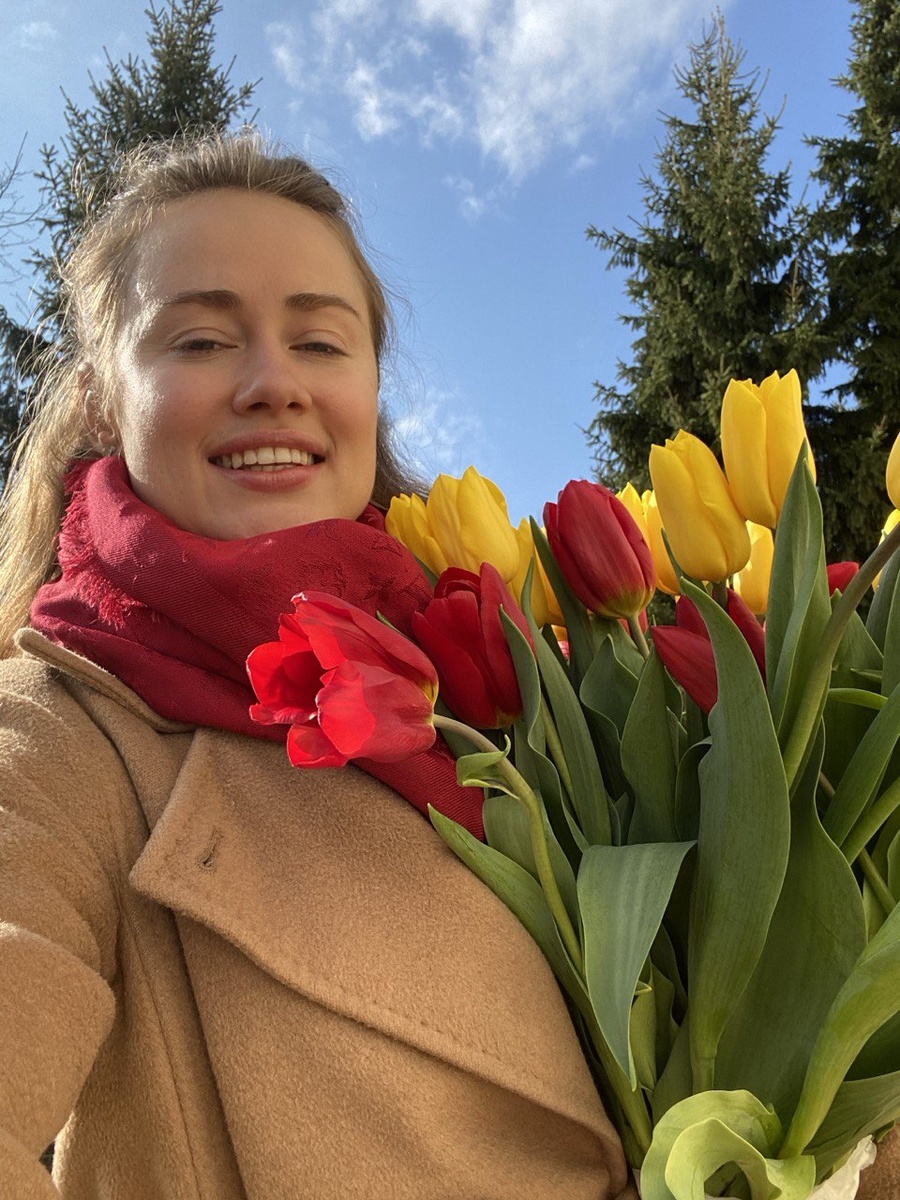 На фото: 
ведущая прогноза погоды на канале ТВЦ Анастасия Ларионова
