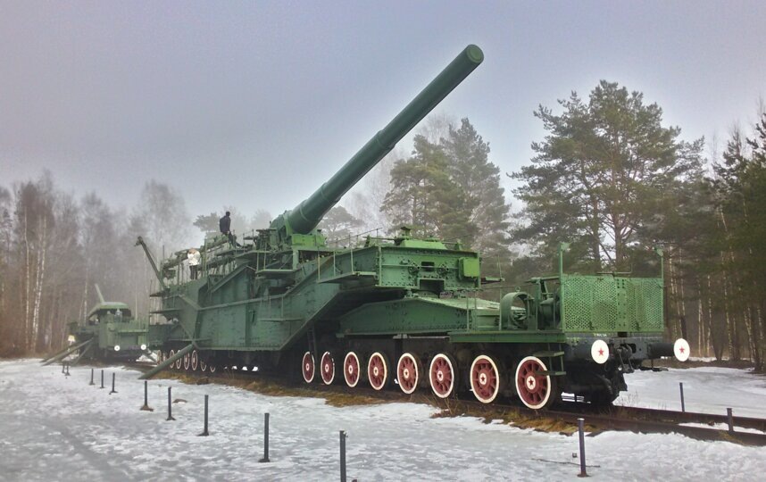    Форт Красная Горка. 305-мм сверхтяжёлая железнодорожная артиллерийская установка (ТМ-3-12)vk.com/fort_f