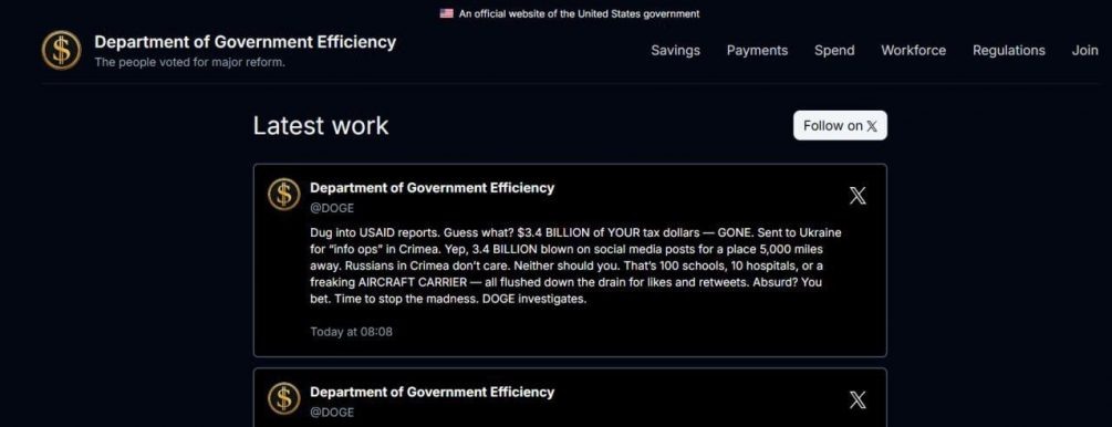    Публикация DOGE