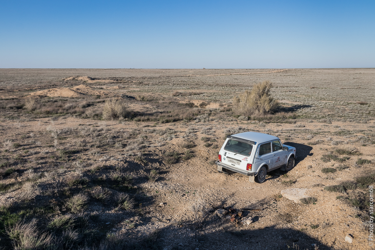 Место моего ночлега в урочище Кабан-Бай. Пролистывайте альбом вправо =>