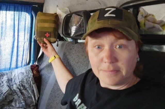    Ольга Решетова решила помогать подразделению, в котором служит муж. Фото: Из личного архивa/ Ольга Решетова