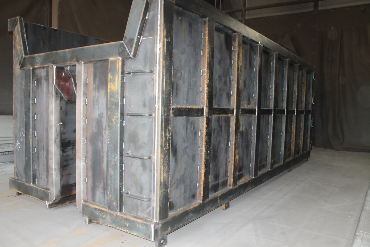 Ломовозный кузов до обработки