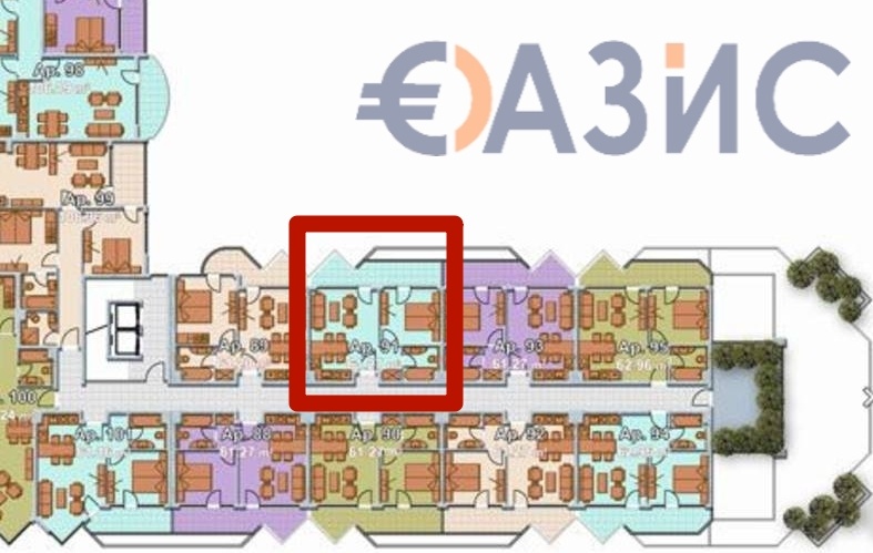 План схема этажа и квартиры Рич 2 Равда