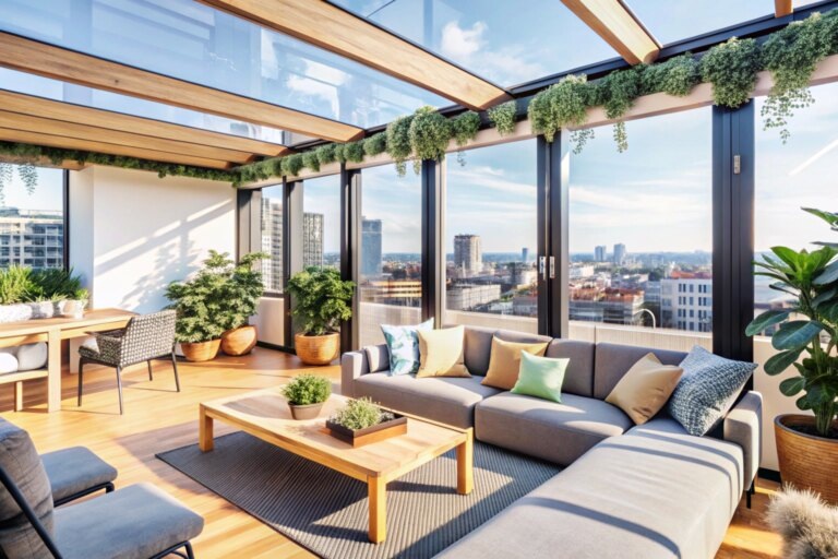    Пентхаус с зимним садом: ваш личный оазис комфорта и природы в сердце мегаполиса