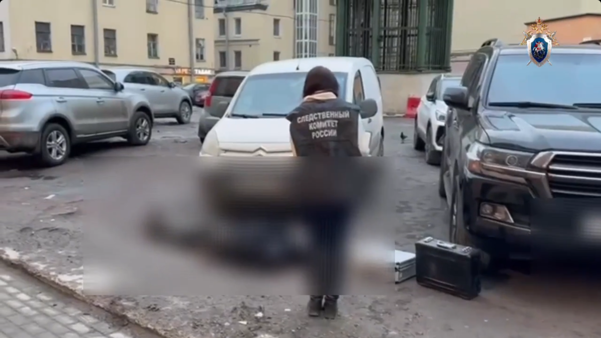    Скриншот из видео Следкома Санкт-Петербурга