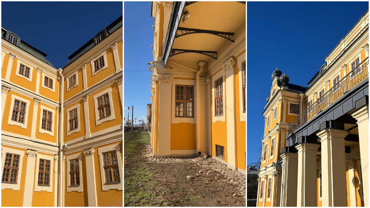 Внешний облик дворца Александра Меншикова.