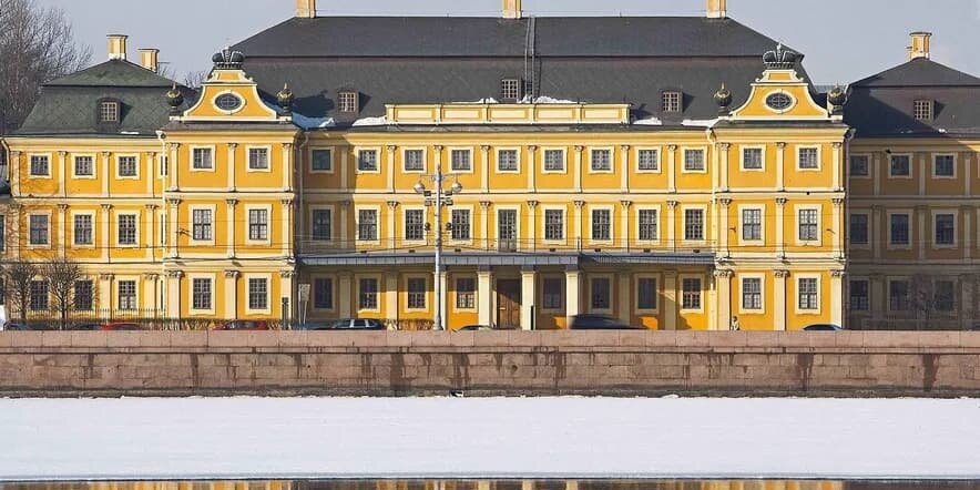 Дворец Александра Меншикова на Васильевском острове.