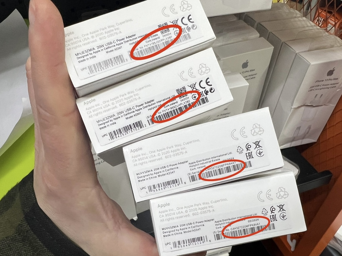 блок зарядки Apple 20W - копия