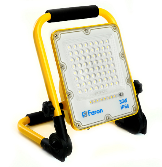 Светодиодный прожектор Feron LL-950 переносной с зарядным устройством