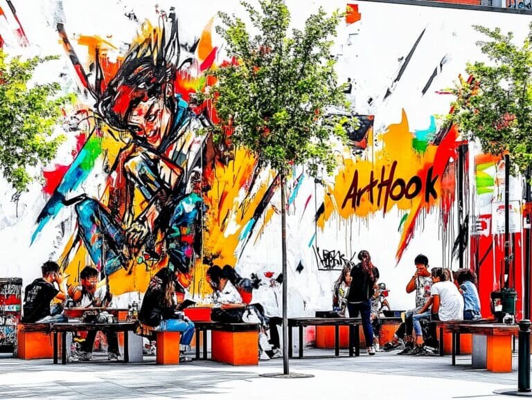    Современный дизайн молодежных пространств: как граффити-художники создают уникальную атмосферу для самовыражения и общения Art-Hook.Ru