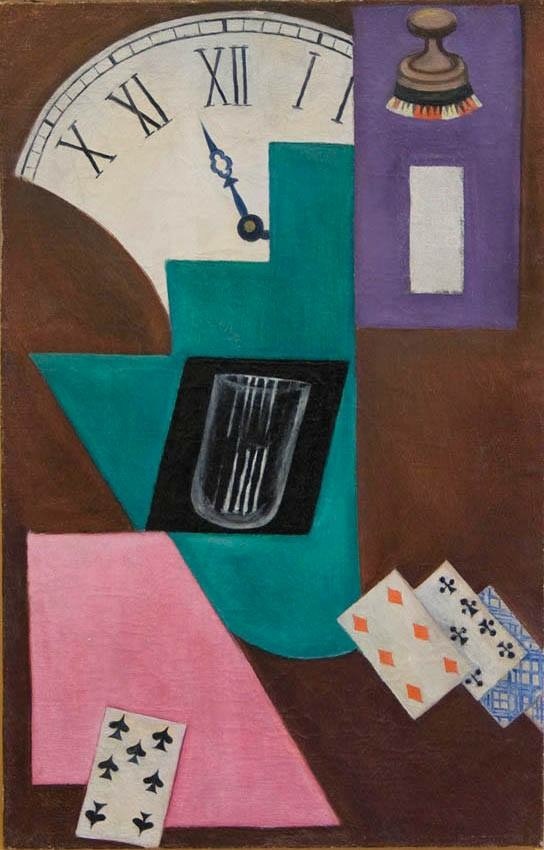 Ольга Розанова 1886 - 1918. Часы и Карты (Сон игрока)