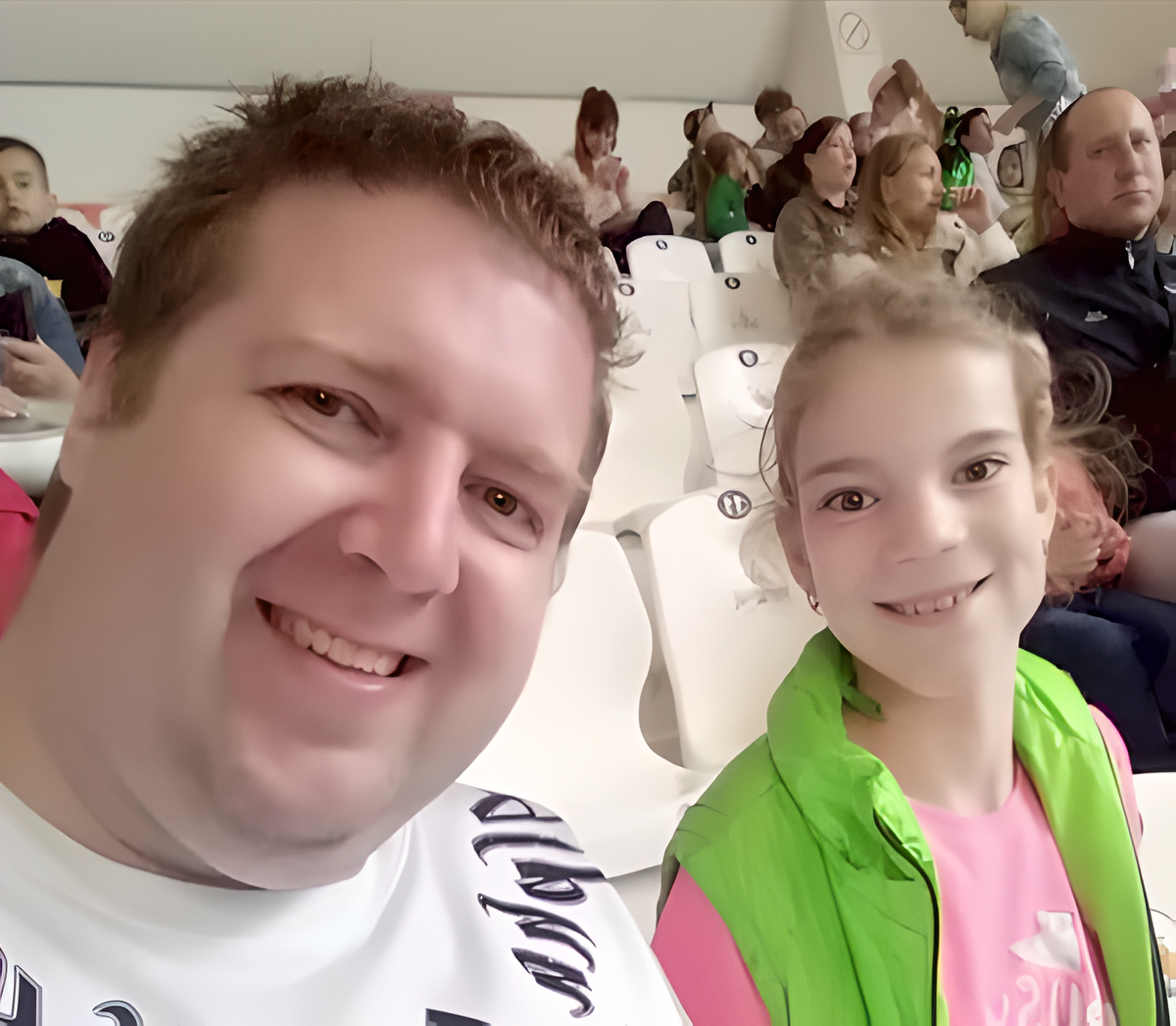 Фотография Дениса и его дочери