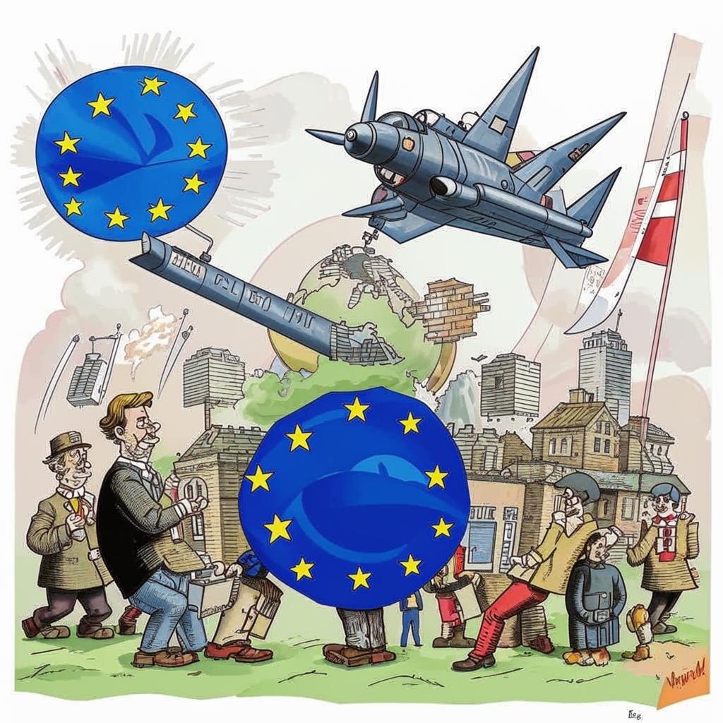 Дорогостоящий конец 'дивидендов мира' Европы.