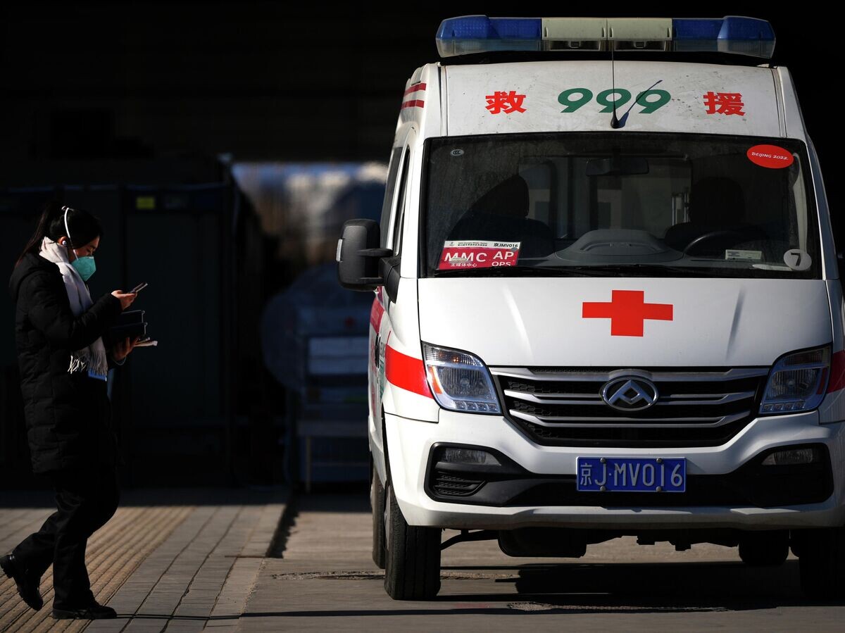    Автомобиль скорой помощи в Пекине© РИА Новости / Рамиль Ситдиков