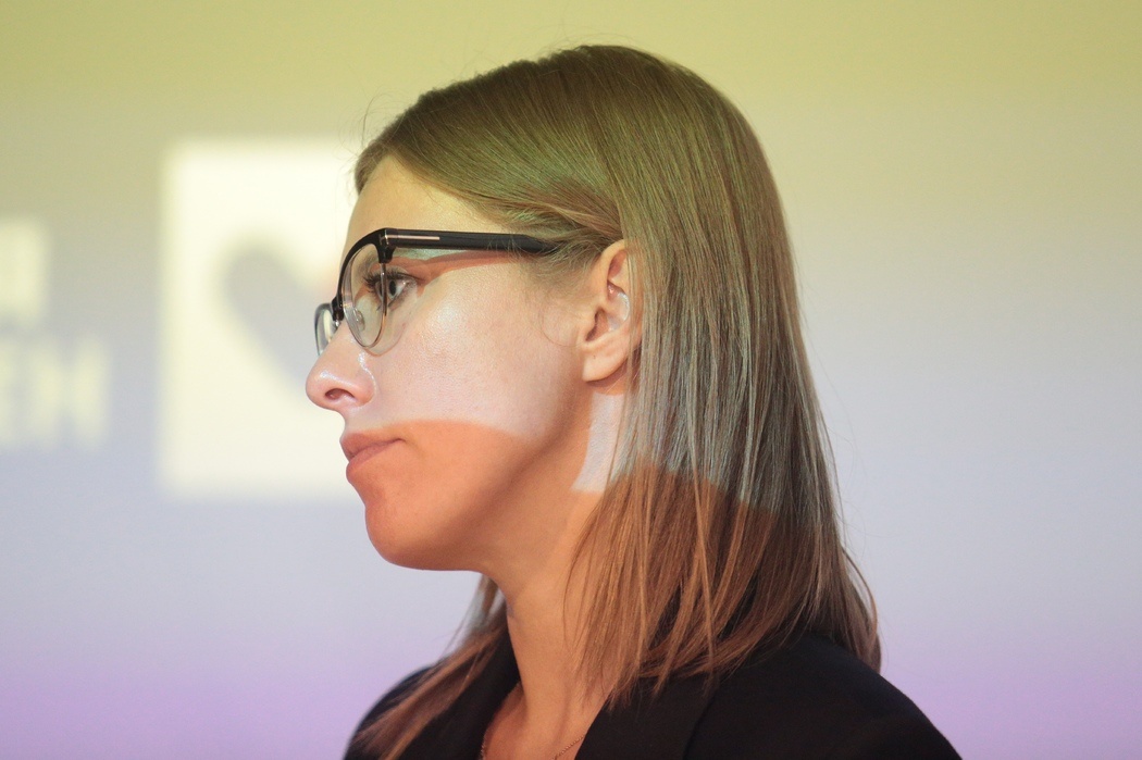    Журналистка Ксения Собчак. Фото: Мойка78/Валентин Егоршин