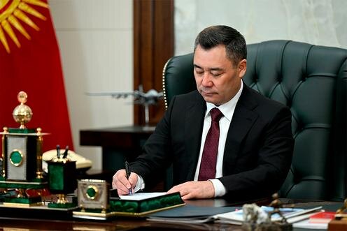 Садыр Жапаров. Фото пресс-службы президента Кыргызстана