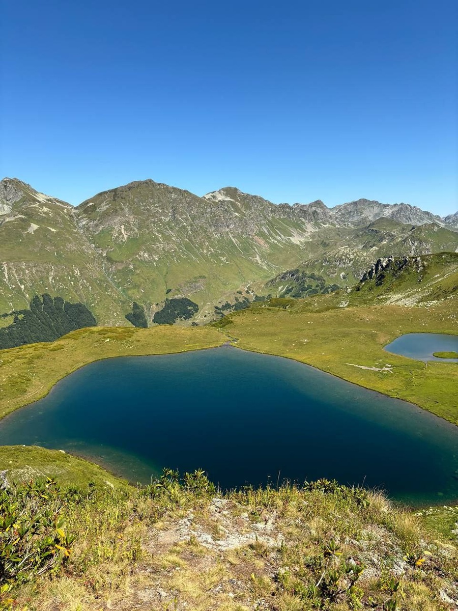Первые виды, когда поднимешься на вершину горы