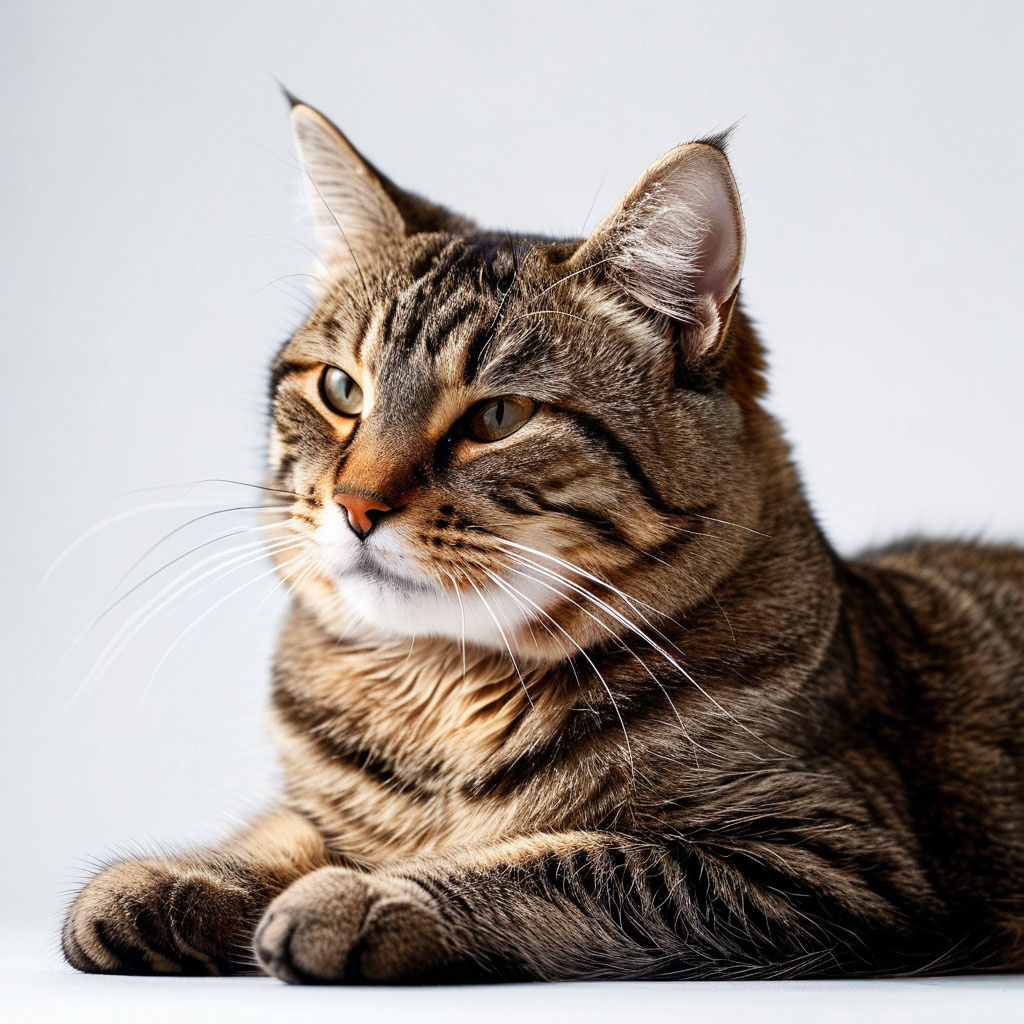 Кот мурлыкает