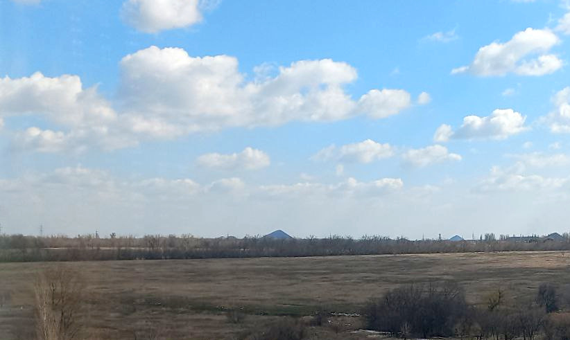 Типичный донецкий весенний пейзаж. 20 марта 2025