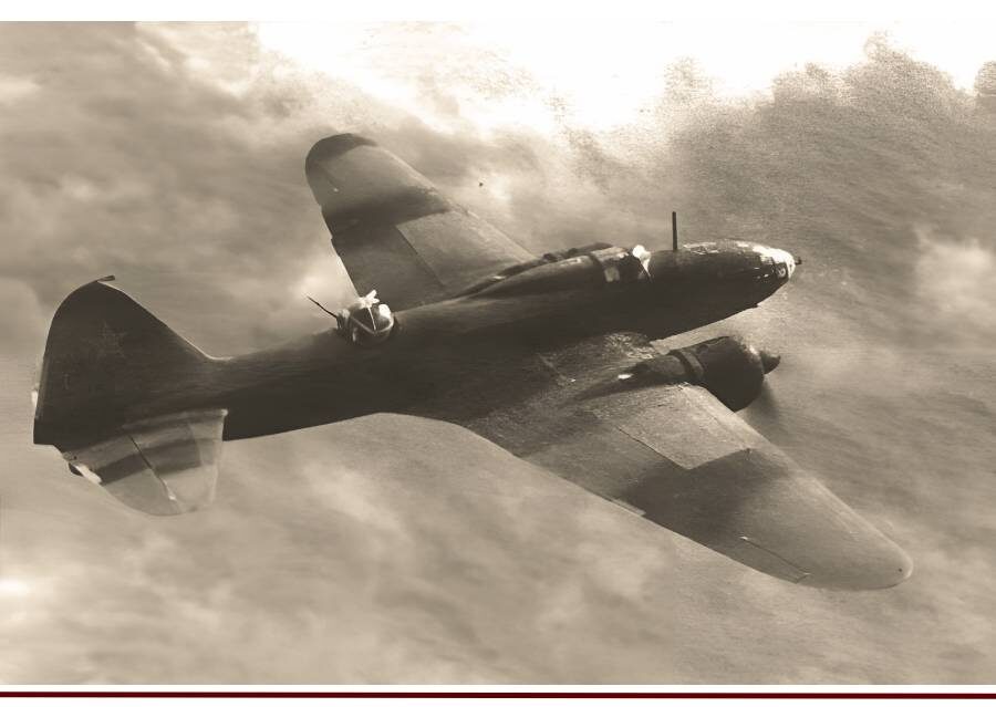 Ил-4 в полете