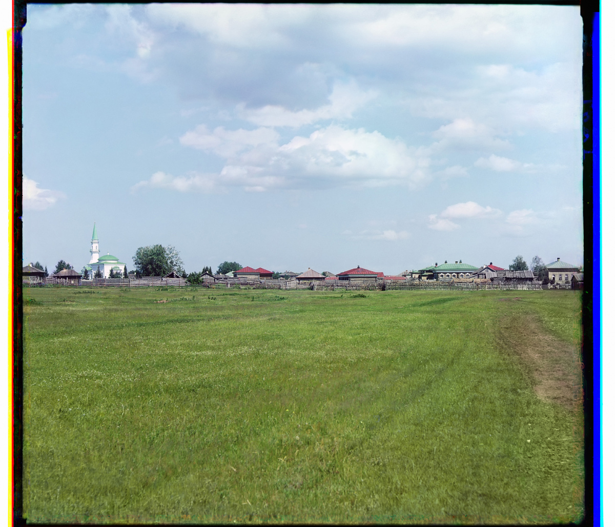 С. М. Прокудин-Горский. "Ямбаевские" юрты в 17 верст. от г. Тюмени по р. Туре. / [Ембаевские Юрты]. 1912 год. 