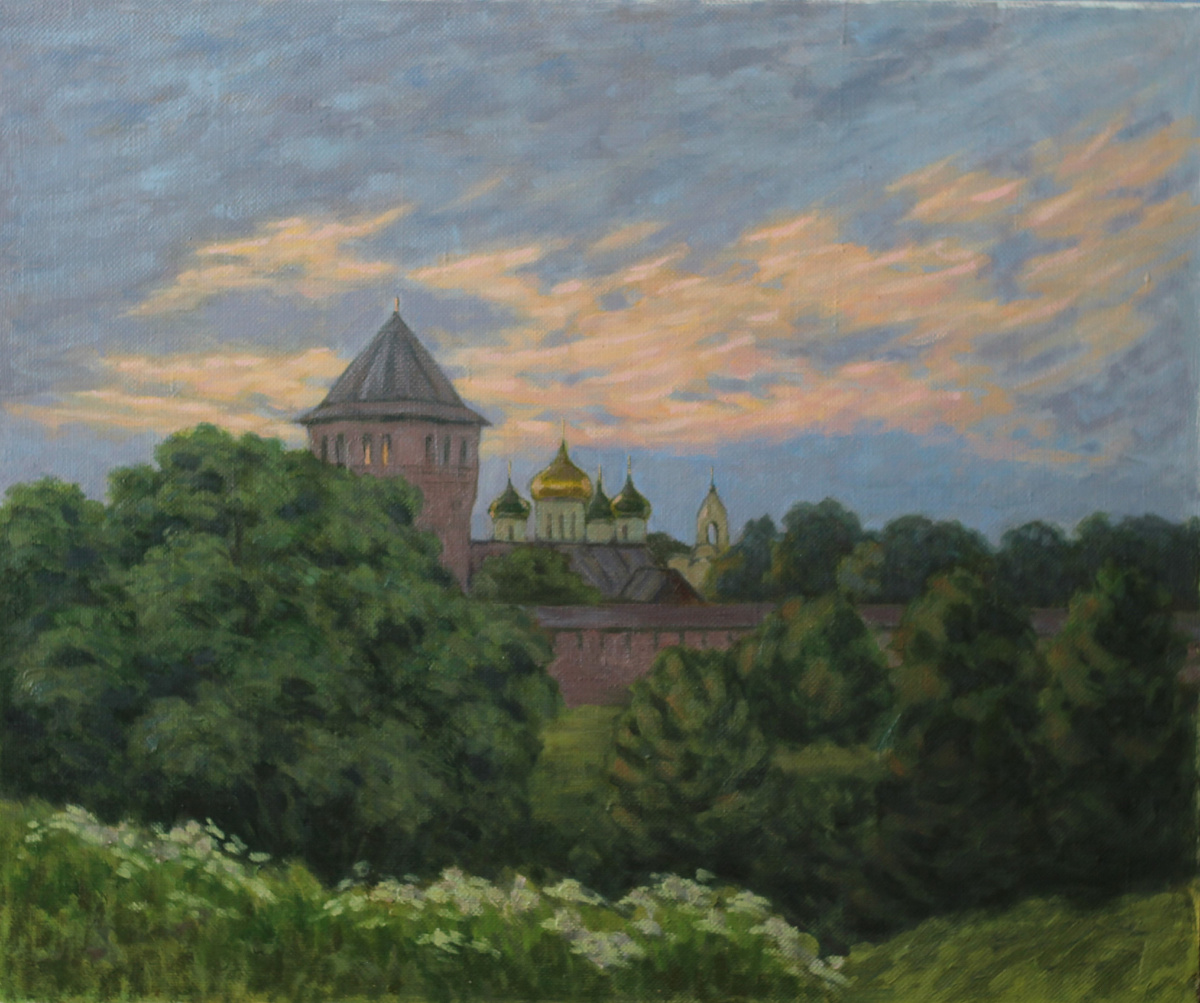 Спасо-Евфимиев монастырь, Суздаль. 2022. 50х60, холст, масло.
