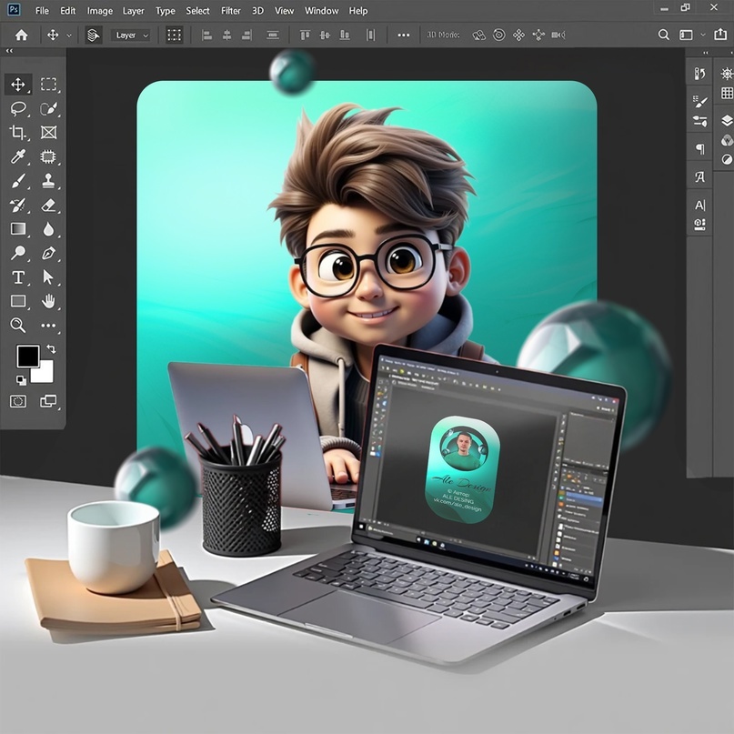 Картинка создана владельцем канала