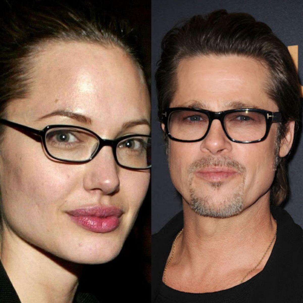 Голливудские знаменитости выгдядят очень трогательно в очках для зрения