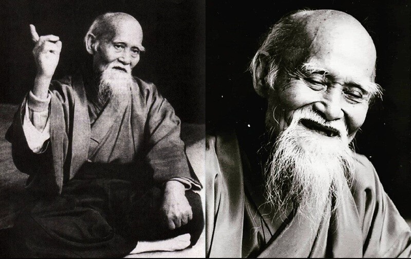 На фото Морихэй Уэсиба — создатель боевого искусства айкидо.