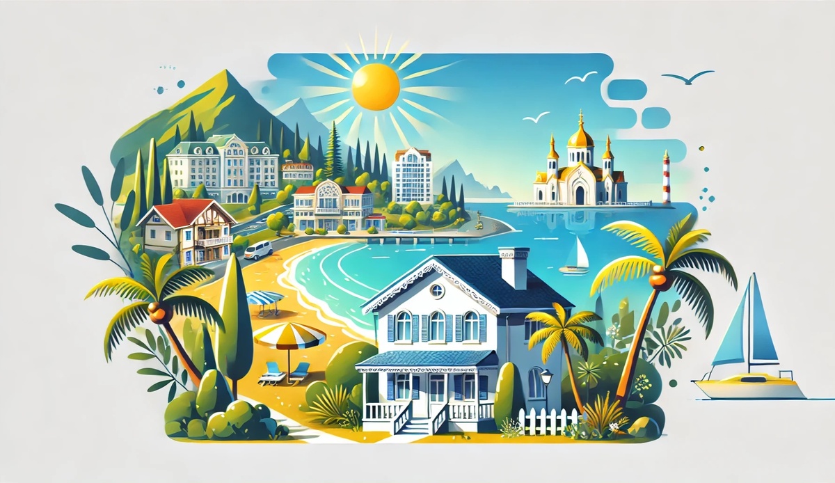 **"🏠 Откройте для себя идеальное жилье в Крыму: море, горы и комфорт 🌴"**