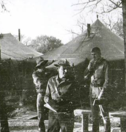 Палаточный городок советских пограничников. ДРА, 1982 год