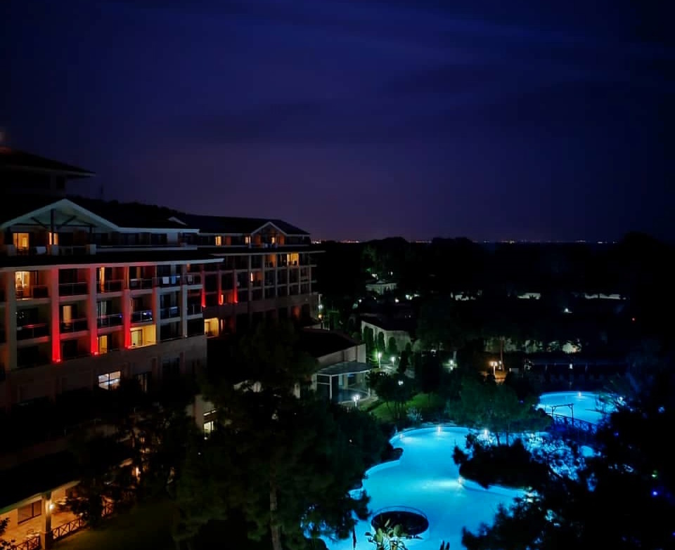 Вид с нашего балкона отель Amara Luxury Resort 5*. Фото из личного фотоарихива автора.