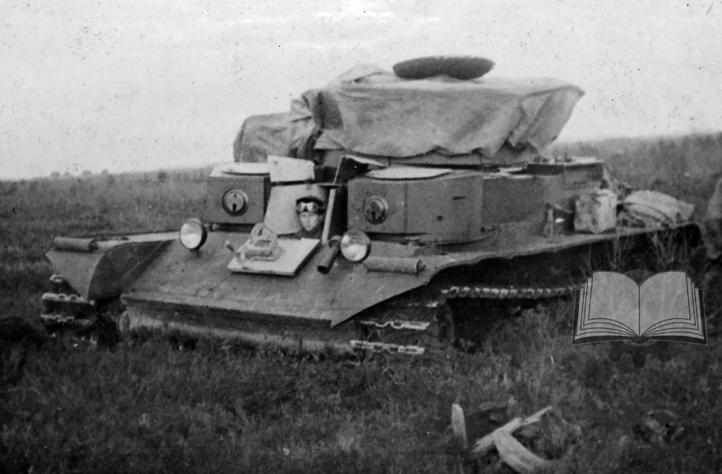 Т-29-5 в ходе испытаний на проходимость, 1939 год.
