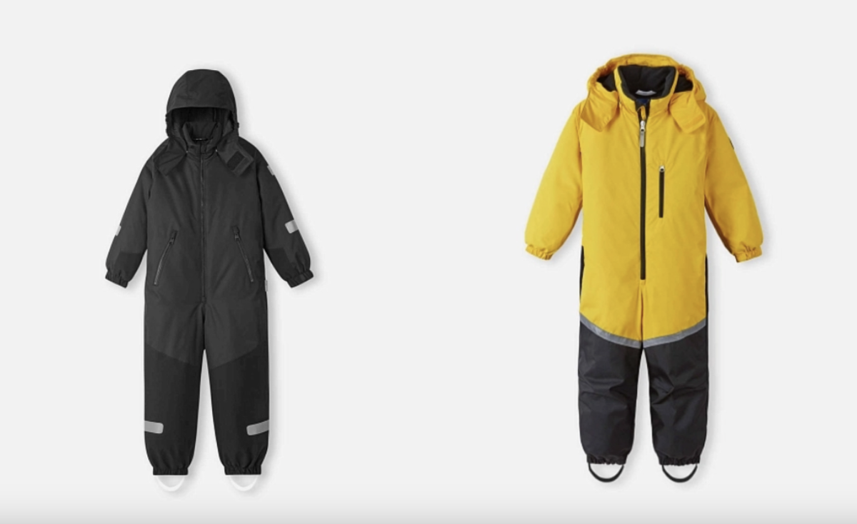 Слева комбинезон Reimatec Reima Kauhava для старшего сына, справа — Lassie Danem для младшего.