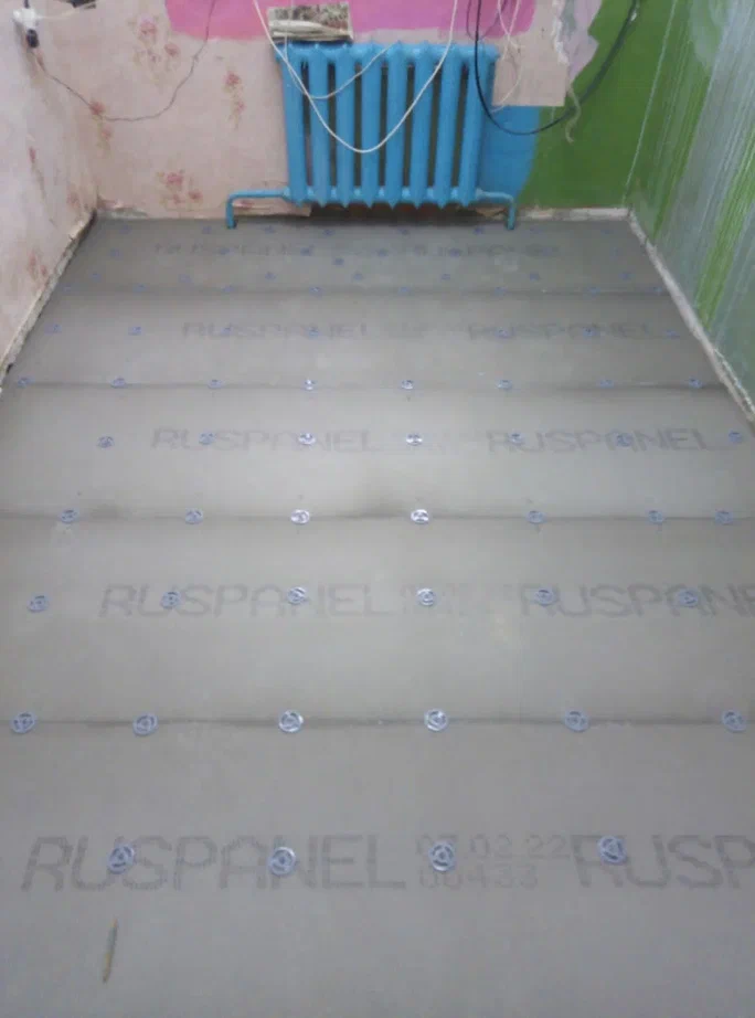 Выравнивание и утепление пола на первом этаже в квартире 