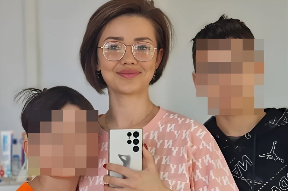 Дарья с детьми. Фото: предоставлено Дарьей Лузиной