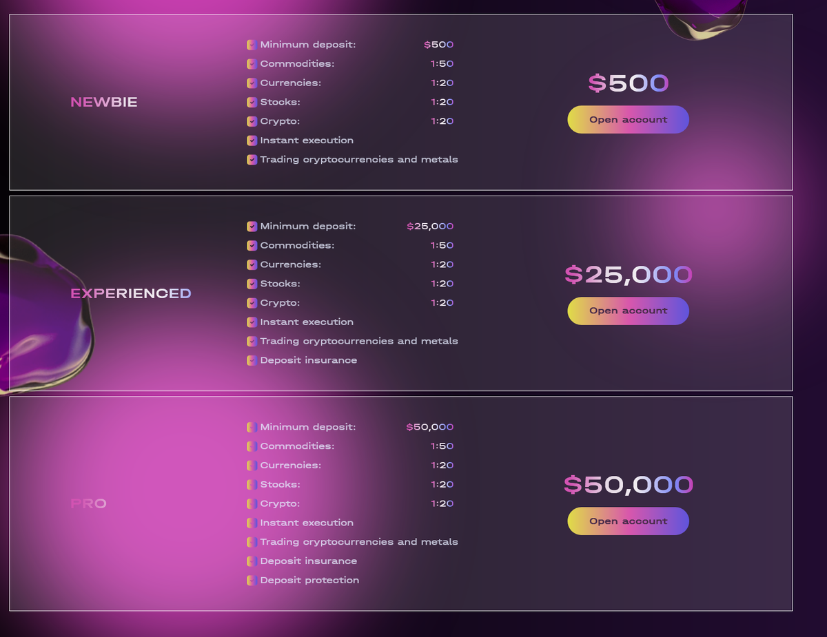 Тарифные планы AdvantageXIN