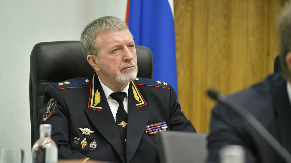 Начальник ГУ МВД России по Воронежской области Михаил Бородин.📷Фото: Андрей Архипов / Коммерсантъ