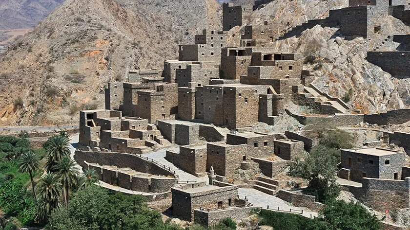 Древний город в Саудовской Аравии