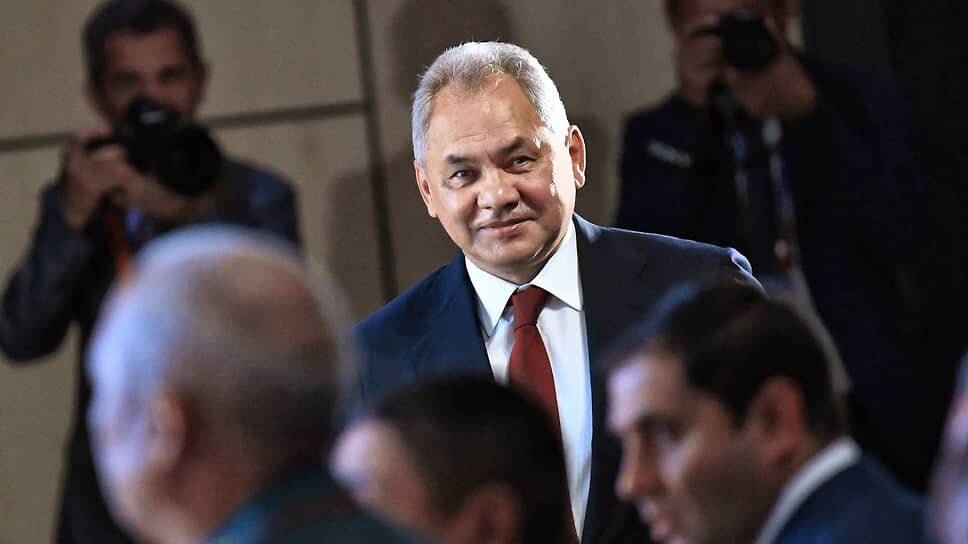 Секретарь Совета безопасности России Сергей Шойгу.📷Фото: Иван Водопьянов / Коммерсантъ