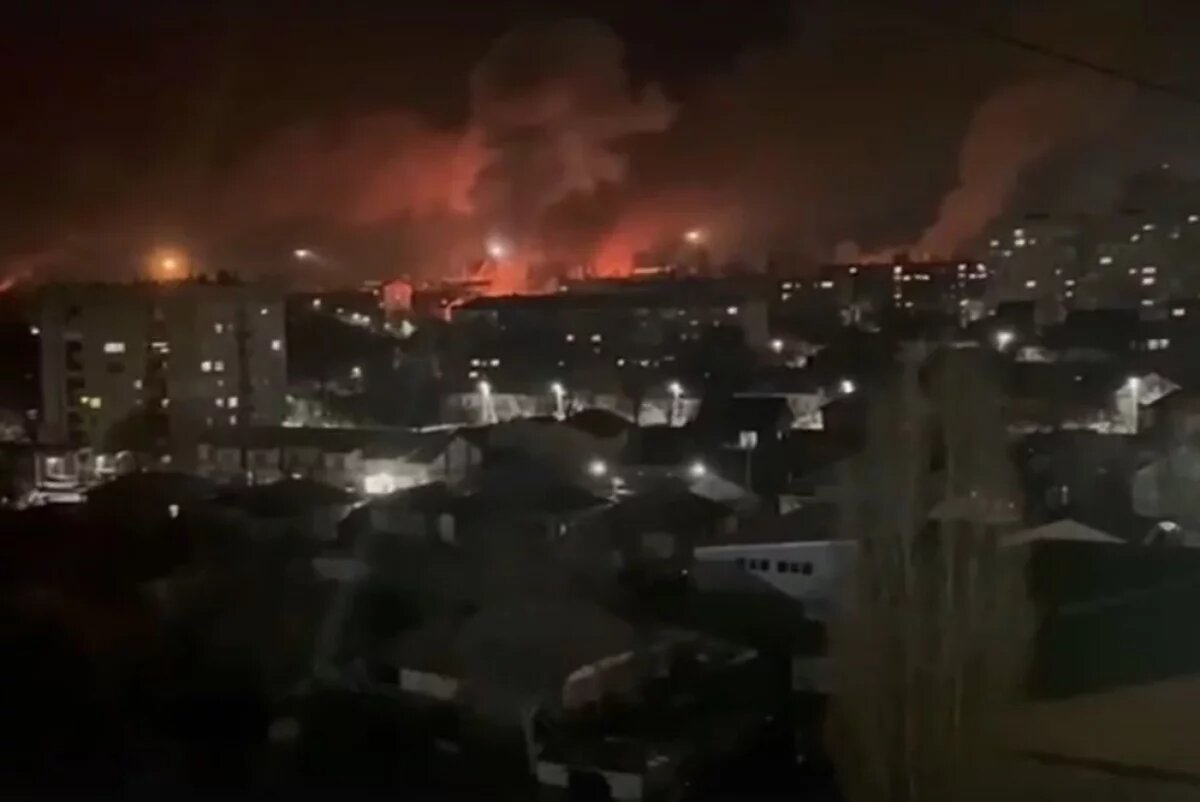    Удар по авиабазе в Кировограде.