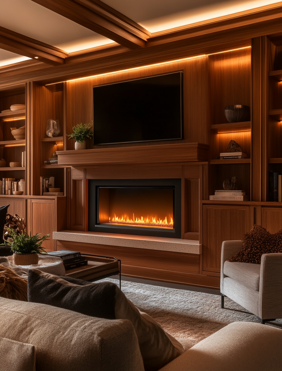    Как выбрать идеальный электрокамин: советы по стилю, мощности и уюту для вашего дома Kamin